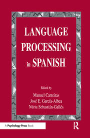 Language Processing in Spanish book cover
