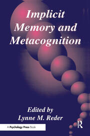 Implicit Memory and Metacognition book cover