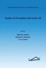 Studies in Perception and Action III book cover