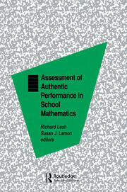 Assessment of Authentic Performance in School Mathematics book cover