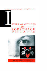 Issues and Methods in Rorschach Research book cover