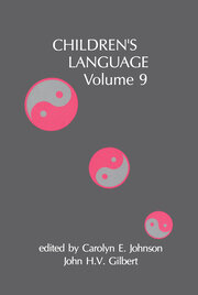 Children's Language: Volume 9 book cover