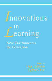 innovations in Learning: New Environments for Education book cover