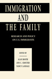 Immigration and the Family: Research and Policy on U.s. Immigrants book cover