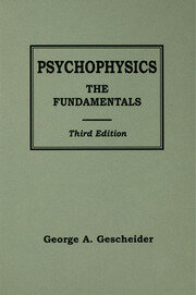 Psychophysics: The Fundamentals book cover