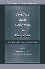 Conflict and Cohesion in Families: Causes and Consequences book cover