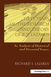 Fifty Years of the Research and theory of R.s. Lazarus: An Analysis of Historical and Perennial Issues book cover