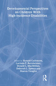 Developmental Perspectives on Children With High-incidence Disabilities book cover