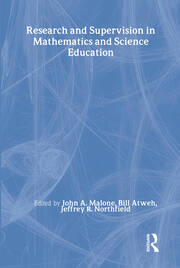Research and Supervision in Mathematics and Science Education book cover