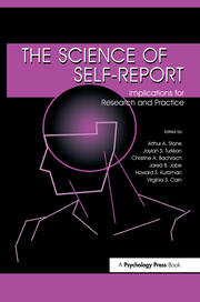 The Science of Self-report: Implications for Research and Practice book cover