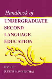 Handbook of Undergraduate Second Language Education book cover