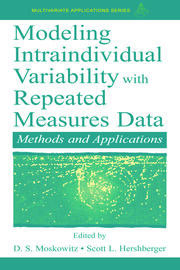 Modeling Intraindividual Variability With Repeated Measures Data: Methods and Applications book cover