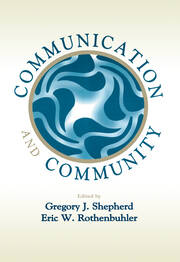 Communication and Community book cover
