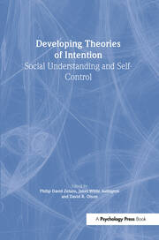 Developing Theories of Intention: Social Understanding and Self-control book cover