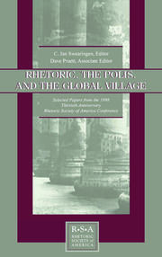 Rhetoric, the Polis, and the Global Village: Selected Papers From the 1998 Thirtieth Anniversary Rhetoric Society of America Conference book cover