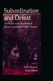 Subordination and Defeat: An Evolutionary Approach To Mood Disorders and Their Therapy book cover