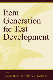 Item Generation for Test Development book cover