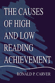 The Causes of High and Low Reading Achievement book cover