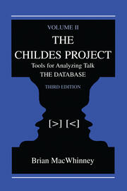 The Childes Project: Tools for Analyzing Talk,  Volume II: the Database book cover