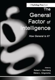 The General Factor of Intelligence: How General Is It? book cover
