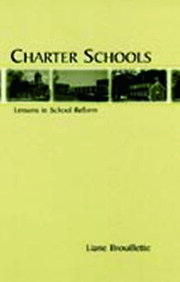 Charter Schools: Lessons in School Reform book cover