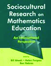 Sociocultural Research on Mathematics Education: An International Perspective book cover