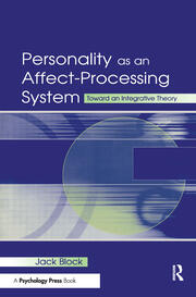 Personality as an Affect-processing System: Toward An Integrative Theory book cover