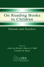 On Reading Books to Children: Parents and Teachers book cover