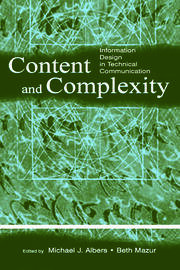 Content and Complexity: information Design in Technical Communication book cover