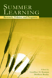 Summer Learning: Research, Policies, and Programs book cover