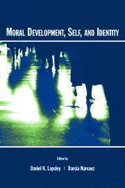 Moral Development, Self, and Identity book cover