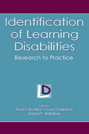 Identification of Learning Disabilities: Research To Practice book cover