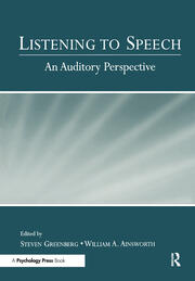 Listening to Speech: An Auditory Perspective book cover