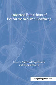 Inferred Functions of Performance and Learning book cover