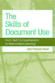 The Skills of Document Use: From Text Comprehension to Web-Based Learning book cover