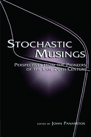 Stochastic Musings: Perspectives From the Pioneers of the Late 20th Century book cover
