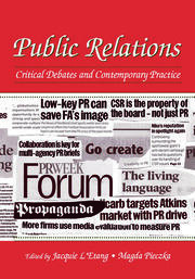 Public Relations: Critical Debates and Contemporary Practice book cover