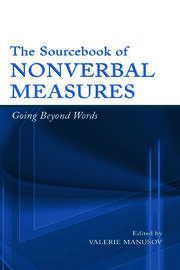 The Sourcebook of Nonverbal Measures: Going Beyond Words book cover