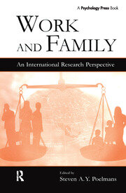 Work and Family: An International Research Perspective book cover