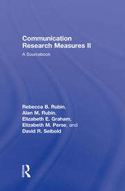 Communication Research Measures II: A Sourcebook book cover