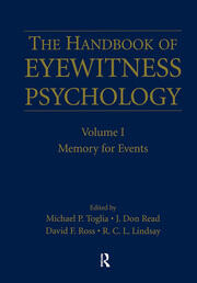 The Handbook of Eyewitness Psychology: Volume I: Memory for Events book cover