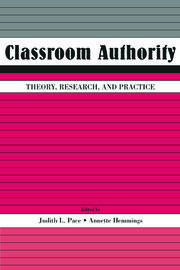 Classroom Authority: Theory, Research, and Practice book cover