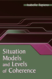Situation Models and Levels of Coherence: Toward a Definition of Comprehension book cover
