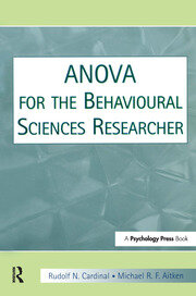 ANOVA for the Behavioral Sciences Researcher book cover
