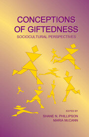 Conceptions of Giftedness: Socio-Cultural Perspectives book cover