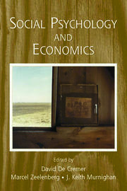 Social Psychology and Economics book cover