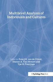 Multilevel Analysis of Individuals and Cultures book cover