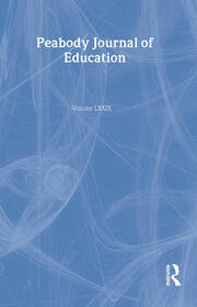 A Nation at Risk: A 20-year Reappraisal. A Special Issue of the peabody Journal of Education book cover