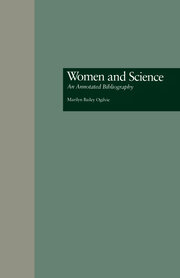 Women and Science: An Annotated Bibliography book cover