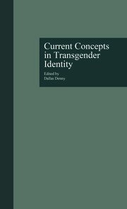 Current Concepts in Transgender Identity book cover